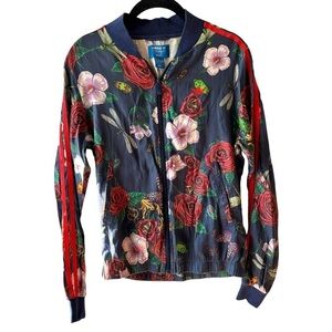 Adidas Firebird Rita‎ Ora Jacket Rose Navy Blue size XS